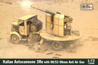 Italian Autocannone 3Ro with 90/53 90mm Anti Air Gun