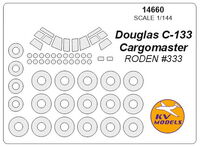 Douglas C-133 Cargomaster (RODEN) + wheels masks