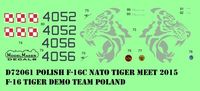 Polish F-16C NATO Tiger Meet 2015 - F-16 Tiger Demo Team Poland