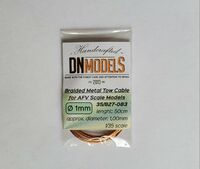 Braided Metal Tow Cable For AFV Scale Models