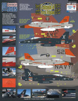 McDonnell Douglas F/A-18 A/C Hornet - CoNA 2011 (2 schemes)