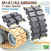 M1A1/A2 Abrams T-158LL Tracks Active Version metal pins