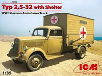 Typ 2,5-32 with Shelter, WWII German Ambulance Truck