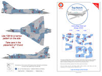 Dassault Mirage 2000 C series - camouflage pattern paint masks (for Esci, Heller, Italeri and Kinetic Model kits) - Image 1